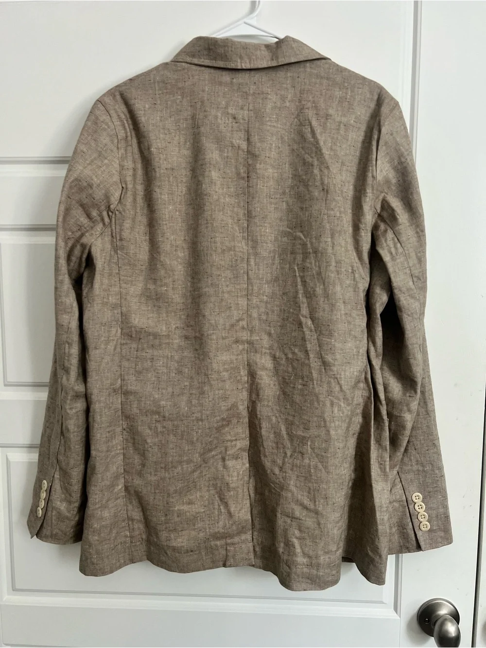 Corridor NYC Beige Linen-blend Blazer medium